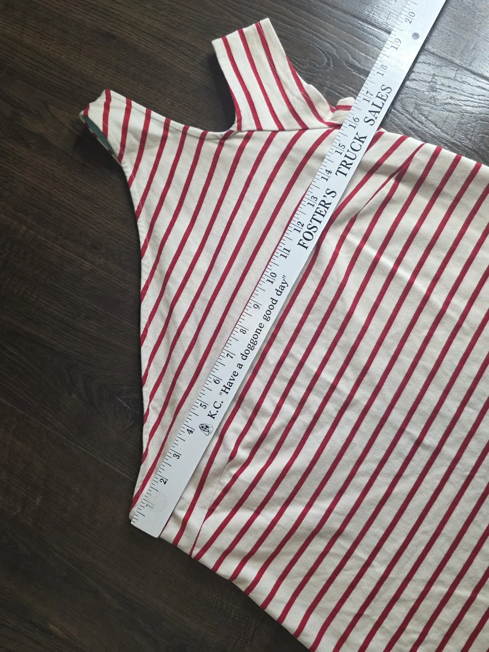 Maeve Anthropologie One-Shoulder Striped Dress | Red & Ivory Cotton
